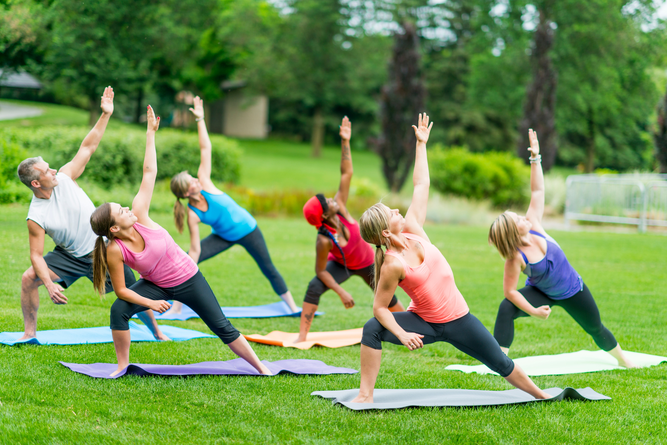 Outdoor yoga